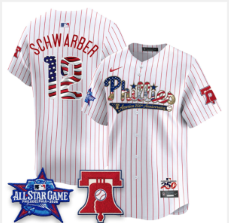 Men 2026 Philadelphia Phillies #12 Schwarber white Nike MLB Jersey 0804001->philadelphia phillies->MLB Jersey